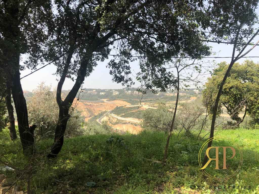 Very Well Located Land in WADI CHAHROUR !