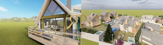 2 Lands of 3,000 Sqm with a 7 Villas complex for SALE in Qanat Bakish