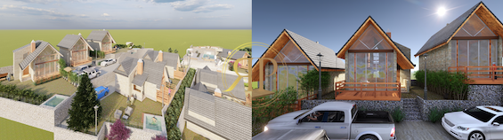 2 Lands of 3,000 Sqm with a 7 Villas complex for SALE in Qanat Bakish